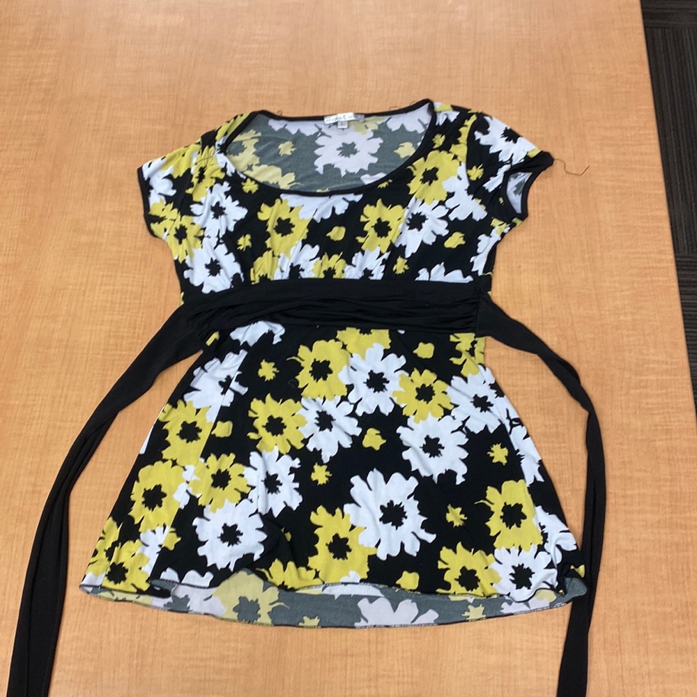 Floral Print Blouse Large
